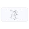 Personalized 3 X 6 Heavy Duty Acrylic / Plastic License Plate Thumbnail