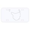 Personalized 3 X 6 Heavy Duty Acrylic / Plastic License Plate Thumbnail