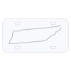 Personalized 3 X 6 Heavy Duty Acrylic / Plastic License Plate Thumbnail