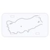 Personalized 3 X 6 Heavy Duty Acrylic / Plastic License Plate Thumbnail