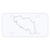 Personalized 3 X 6 Heavy Duty Acrylic / Plastic License Plate Thumbnail