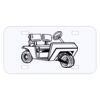 Personalized 3 X 6 Heavy Duty Acrylic / Plastic License Plate Thumbnail