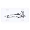 Personalized 3 X 6 Heavy Duty Acrylic / Plastic License Plate Thumbnail