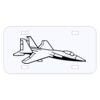 Personalized 3 X 6 Heavy Duty Acrylic / Plastic License Plate Thumbnail
