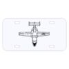 Personalized 3 X 6 Heavy Duty Plastic License Plate Thumbnail