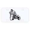 Personalized 3 X 6 Heavy Duty Plastic License Plate Thumbnail