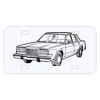 Personalized 3 X 6 Heavy Duty Acrylic / Plastic License Plate Thumbnail