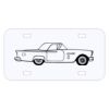 Personalized 3 X 6 Heavy Duty Plastic License Plate Thumbnail