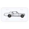Personalized 3 X 6 Heavy Duty Plastic License Plate Thumbnail