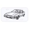 Personalized 3 X 6 Heavy Duty Acrylic / Plastic License Plate Thumbnail