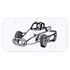 Personalized 3 X 6 Heavy Duty Plastic License Plate Thumbnail