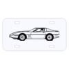 Personalized 3 X 6 Heavy Duty Acrylic / Plastic License Plate Thumbnail