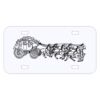 Personalized 3 X 6 Heavy Duty Plastic License Plate Thumbnail