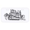 Personalized 3 X 6 Heavy Duty Plastic License Plate Thumbnail