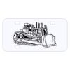 Personalized 3 X 6 Heavy Duty Plastic License Plate Thumbnail