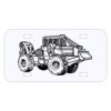Personalized 3 X 6 Heavy Duty Plastic License Plate Thumbnail