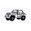 Personalized 3 X 6 Heavy Duty Acrylic / Plastic License Plate Thumbnail