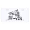 Personalized 3 X 6 Heavy Duty Plastic License Plate Thumbnail