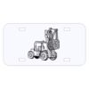 Personalized 3 X 6 Heavy Duty Plastic License Plate Thumbnail