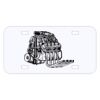 Personalized 3 X 6 Heavy Duty Plastic License Plate Thumbnail