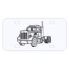 Personalized 3 X 6 Heavy Duty Plastic License Plate Thumbnail