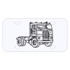 Personalized 3 X 6 Heavy Duty Plastic License Plate Thumbnail