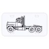 Personalized 3 X 6 Heavy Duty Acrylic / Plastic License Plate Thumbnail