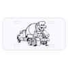 Personalized 3 X 6 Heavy Duty Acrylic / Plastic License Plate Thumbnail