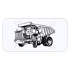 Personalized 3 X 6 Heavy Duty Acrylic / Plastic License Plate Thumbnail
