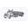 Personalized 3 X 6 Heavy Duty Plastic License Plate Thumbnail