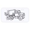 Personalized 3 X 6 Heavy Duty Acrylic / Plastic License Plate Thumbnail