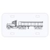Personalized 3 X 6 Heavy Duty Acrylic / Plastic License Plate Thumbnail