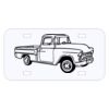 Personalized 3 X 6 Heavy Duty Plastic License Plate Thumbnail