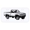 Personalized 3 X 6 Heavy Duty Plastic License Plate Thumbnail