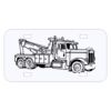 Personalized 3 X 6 Heavy Duty Plastic License Plate Thumbnail