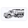 Personalized 3 X 6 Heavy Duty Plastic License Plate Thumbnail