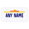 Personalized 3 X 6 Heavy Duty Plastic License Plate Thumbnail