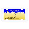 Personalized 3 X 6 Heavy Duty Plastic License Plate Thumbnail