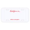 Personalized 3 X 6 Heavy Duty Plastic License Plate Thumbnail