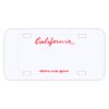 Personalized 3 X 6 Heavy Duty Plastic License Plate Thumbnail