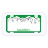 Personalized 3 X 6 Heavy Duty Plastic License Plate Thumbnail