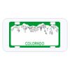 Personalized 3 X 6 Heavy Duty Plastic License Plate Thumbnail