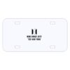 Personalized 3 X 6 Heavy Duty Plastic License Plate Thumbnail