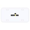 Personalized 3 X 6 Heavy Duty Plastic License Plate Thumbnail