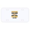 Personalized 3 X 6 Heavy Duty Plastic License Plate Thumbnail