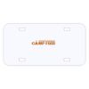 Personalized 3 X 6 Heavy Duty Plastic License Plate Thumbnail
