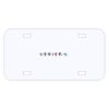 Personalized 3 X 6 Heavy Duty Plastic License Plate Thumbnail