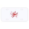 Personalized 3 X 6 Heavy Duty Plastic License Plate Thumbnail