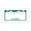 Personalized 3 X 6 Heavy Duty Plastic License Plate Thumbnail