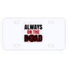 Personalized 3 X 6 Heavy Duty Plastic License Plate Thumbnail
